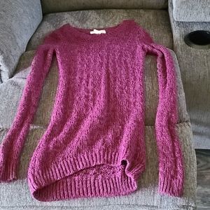 Burgundy sweater